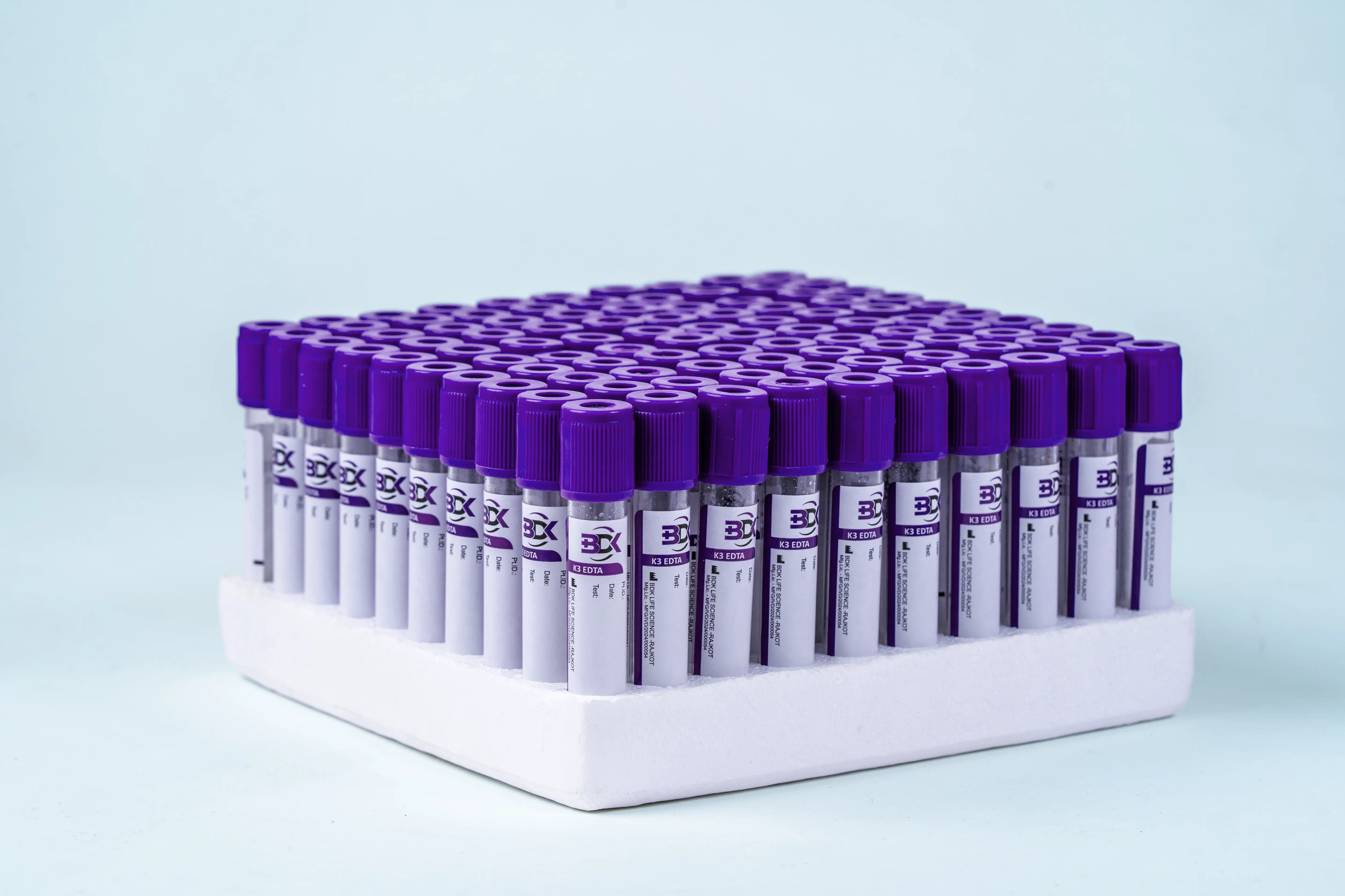 BDK Life Sciences K3 EDTA Blood Collection Tube Vacuum