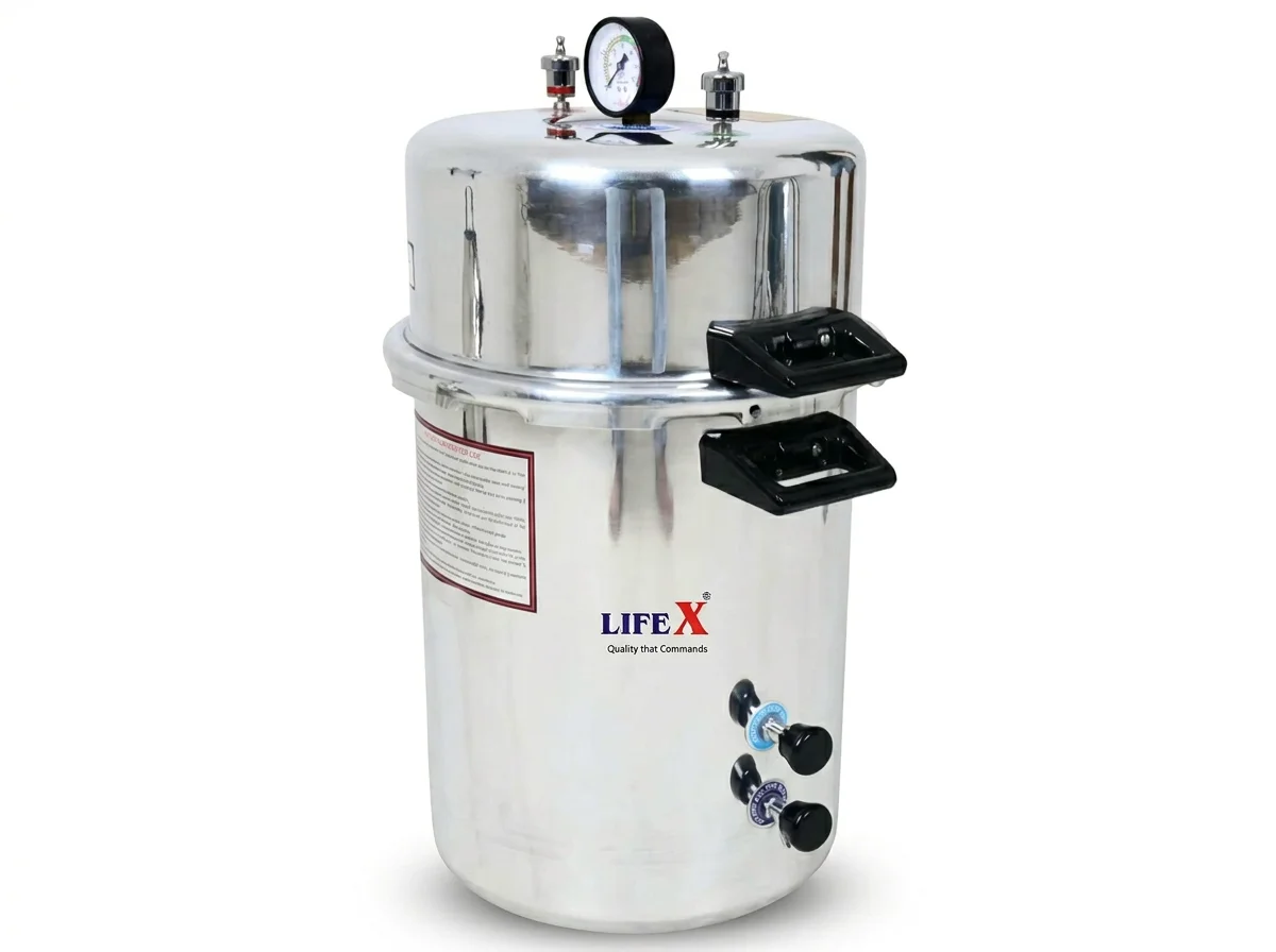 LifeX Autoclave Cooker Type Aluminium 12 x 22 39 Litres Deluxe Electric