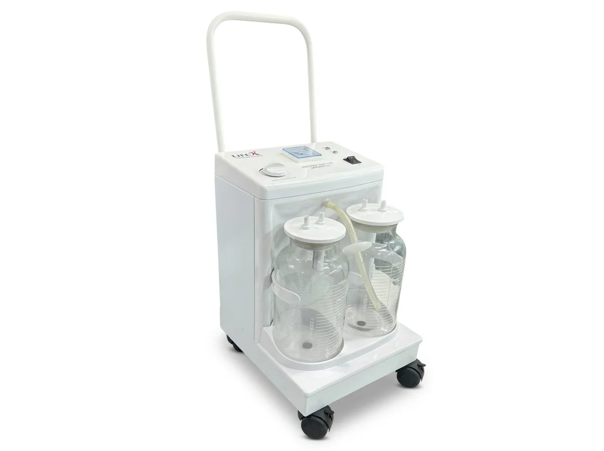 LifeX Suction Machine - Double Jar Trolley