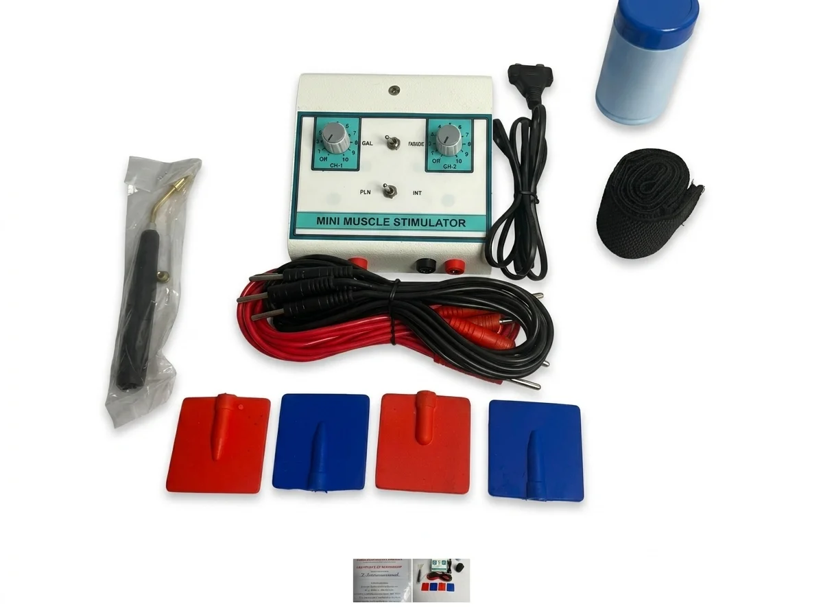 Gemi Mini Muscle Stimulator with Tns, Double Channel, MST-02